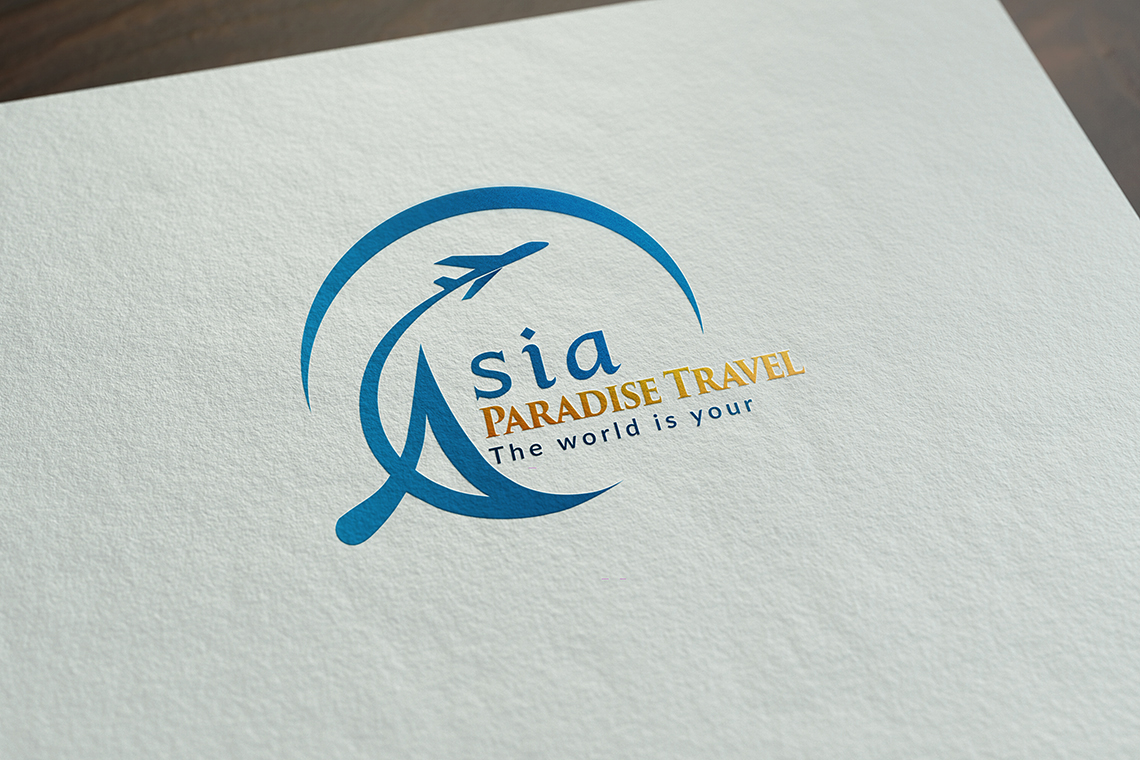 Asia Travel - Thiết kế logo thương hiệu du lịch Asia Travel